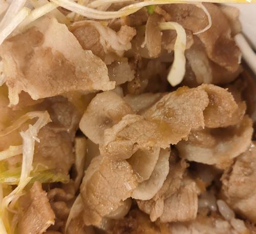 かつや 豚すき煮肉うどんチキンカツ丼 豚バラ肉.jpg