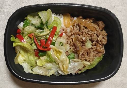 すき家 ケールレタス牛丼 期間限定販売 一食分の野菜が摂れる バイク好きペケの気ままにブログ