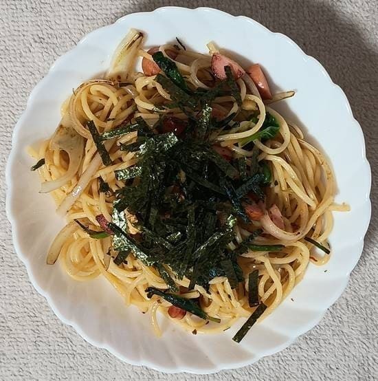 オーマイ 和パスタ好きのための ガリバタ醤油 追い海苔.jpg