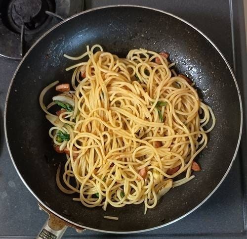 オーマイ 和パスタ好きのための ガリバタ醤油(2).jpg