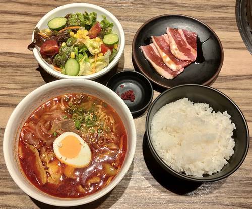 カルビ大将 カルビラーメン＆焼肉ランチ.jpg