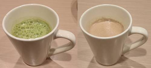 ガスト 抹茶オレ&コーヒー.jpg