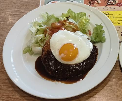 ココス デミ目玉メンチカツランチ お店仕込みの本気メンチ ライス大盛り無料 バイク好きペケの気ままにブログ