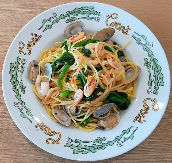 ココス 桜海老と菜の花のアーリオ・オーリオパスタランチ.jpg