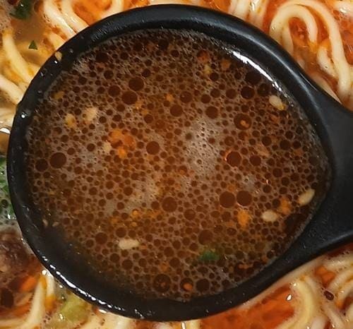 サッポロ一番 真・三國無双 ORIGINS 成都式担担麺 スープ.jpg