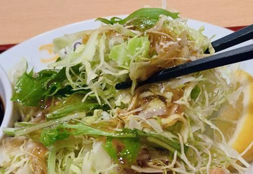 ジョイフル とり天定食 サラダ.jpg