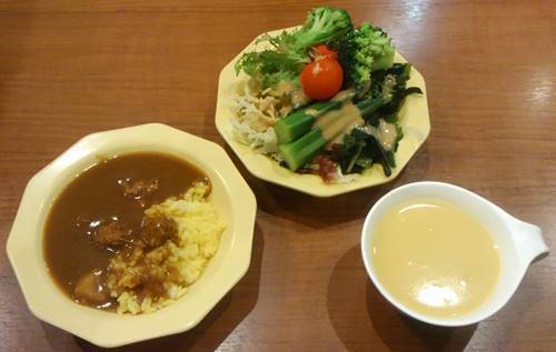 ビッグボーイ カレー&サラダ&スープ.JPG