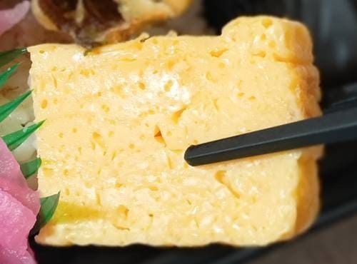 ミニストップ 海苔弁当（大麦入り）卵焼き.jpg