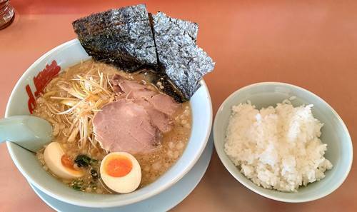 ラーメン山岡家 味噌ネギチャーシュー麺＆ライス.jpg