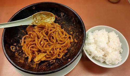 ラーメン山岡家 特製まぜそば＆半ライス.jpg