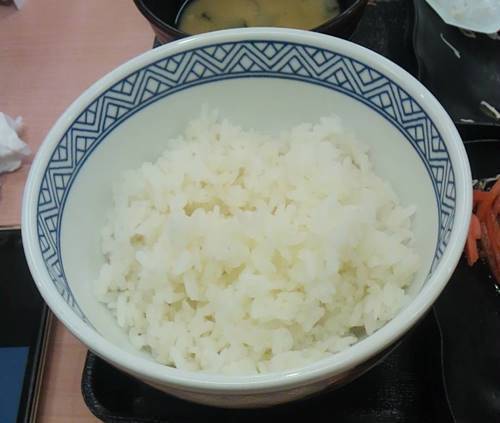 吉野家 定食 普通盛りお替わり.JPG