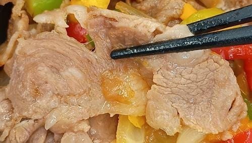 吉野家 牛プルコギ定食 牛プルコギ(1).jpg