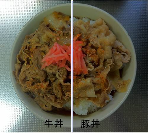 吉野家 牛丼&豚丼.JPG