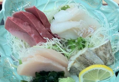 四倉上りパーキングエリア内 よつくら亭 刺し身定食1.JPG