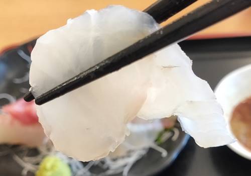 大津漁港直営 市場食道 刺身定食 ヒラメ.jpg