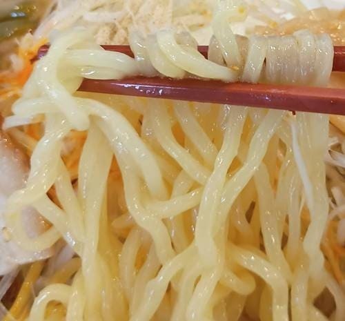 幸楽苑 スペシャル塩らーめん 麺.jpg