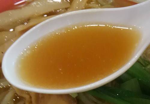幸楽苑 名古屋コーチンらーめん スープ.JPG