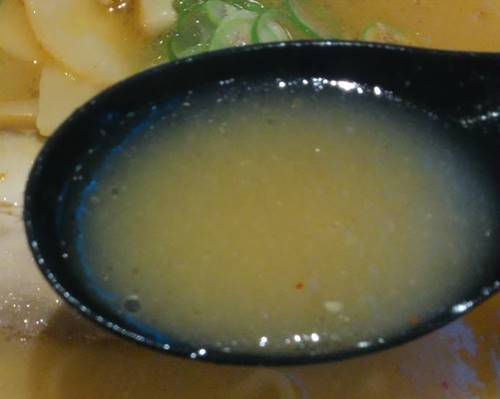 幸楽苑 味噌らーめんプレミアム スープ.JPG