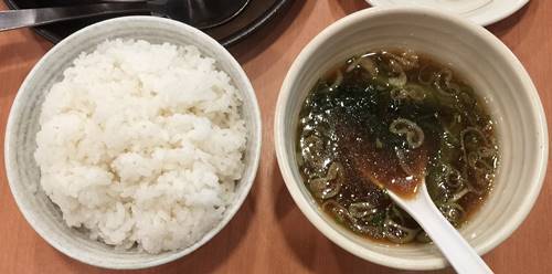幸楽苑 黒酢香る豚角煮セット ライス＆スープ.jpg