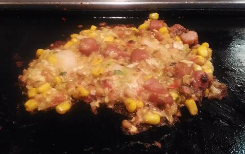 明太もちチーズもんじゃ